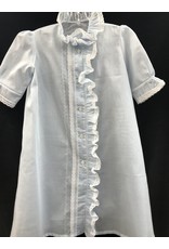 DAYGOWN INFANT BLUE/BLUE RUFFLE