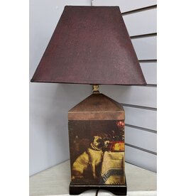 LAMP/BROWN DOG