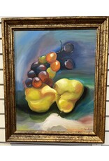 OIL PAINTING OF FRUIT IN GOLD FRAME