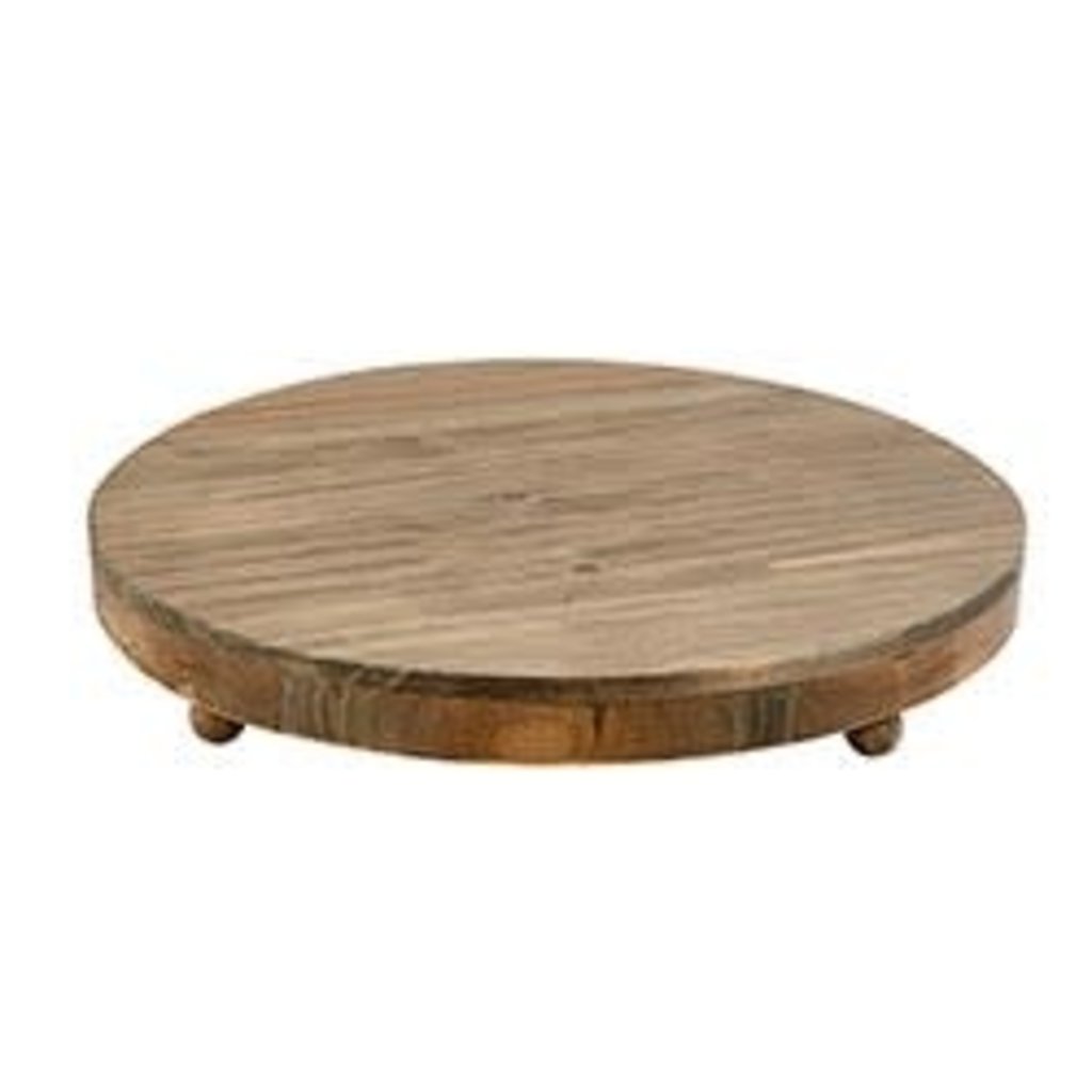 Round Footed Tray Lrg