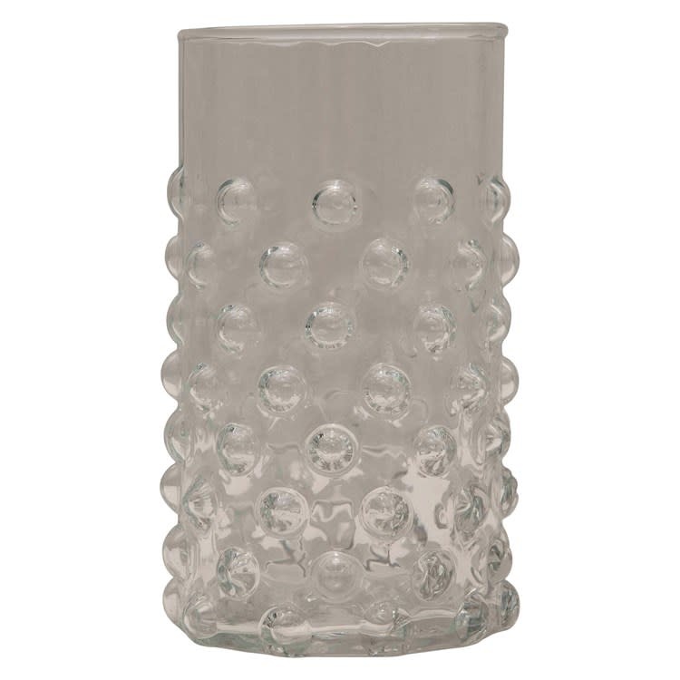 Hobnail Drinking Glass, 12 oz., Available for local pick up