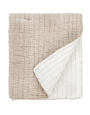 Cecily Quilted Throw, Mocha