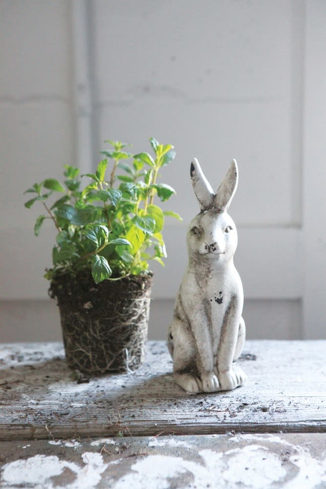 Ceramic Rabbit, Distressed