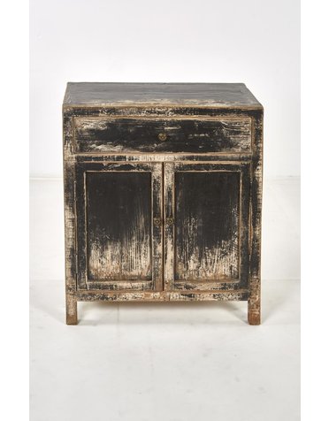 Amelia Cabinet Distressed Black 28x15x34,  Furniture Available for Local Delivery or Pick Up