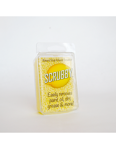Scrubby Soap Lemon, Available for local pick up