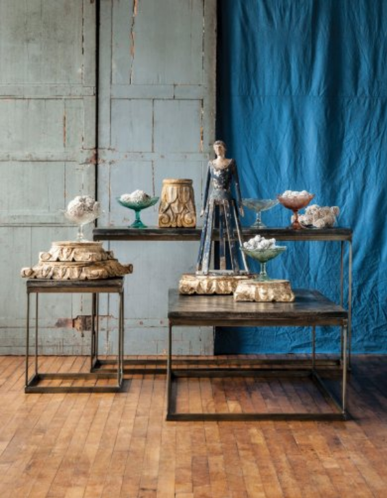 Carved Pillar Base, Large