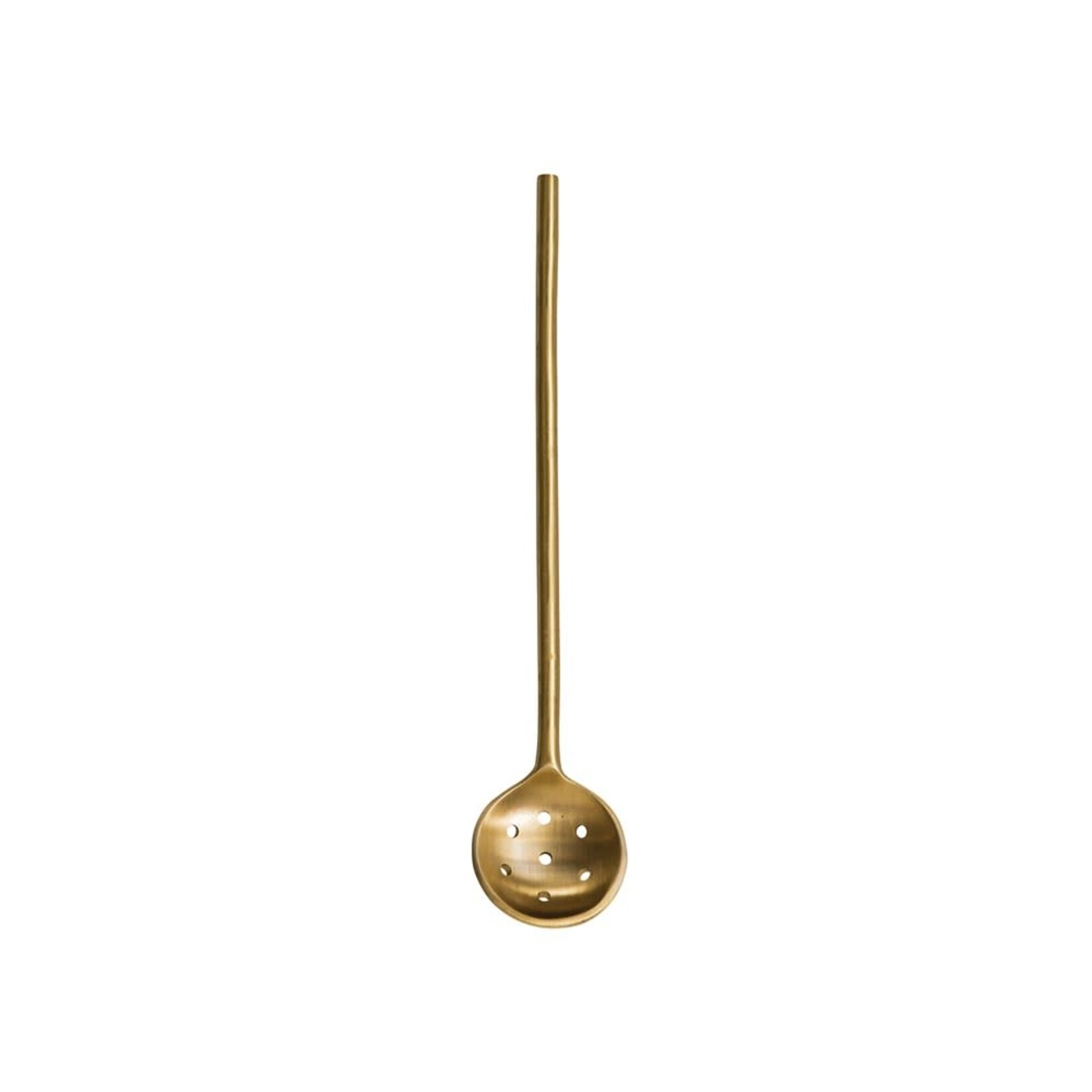 Brass Olive Spoon, 8 in.