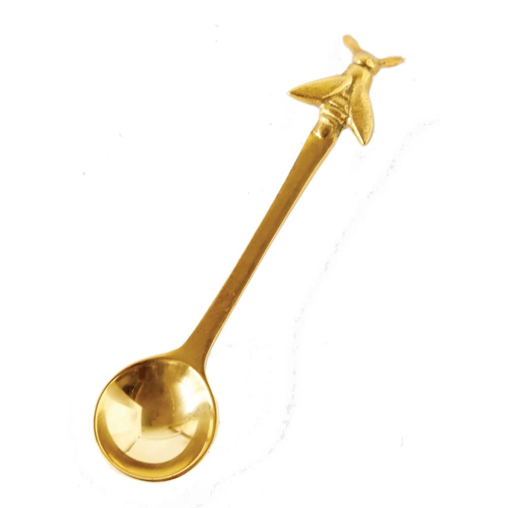 Brass Spoon with Bee, 5 in.