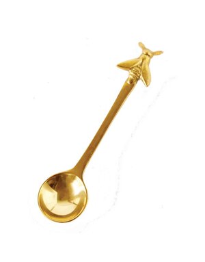 Brass Spoon with Bee, 5 in.