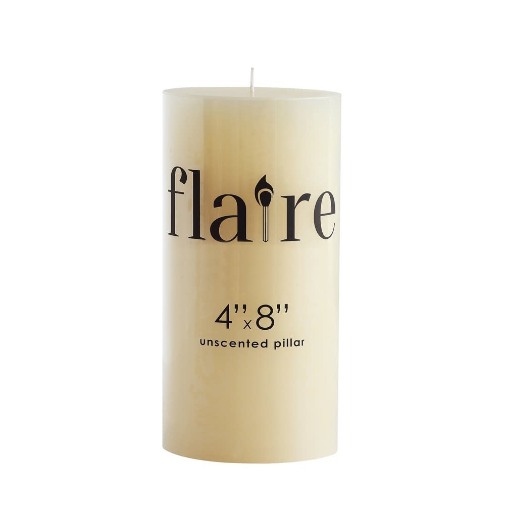 Unscented Pillar Candle (4x8)