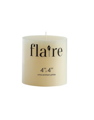 Unscented Pillar Candle (4x4)