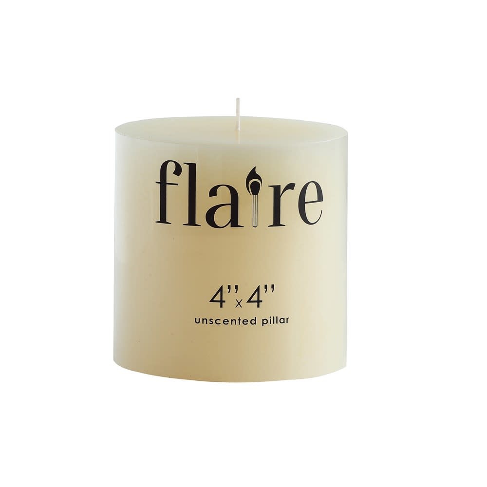 Unscented Pillar Candle (4x4)