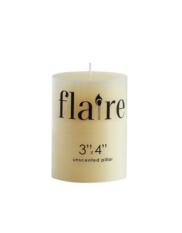 Unscented Pillar Candle (3x4)