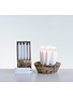 Unscented Short Taper Candles in Box,White, Set of 12