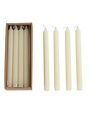 Unscented Taper Candles in Box, Set of 12