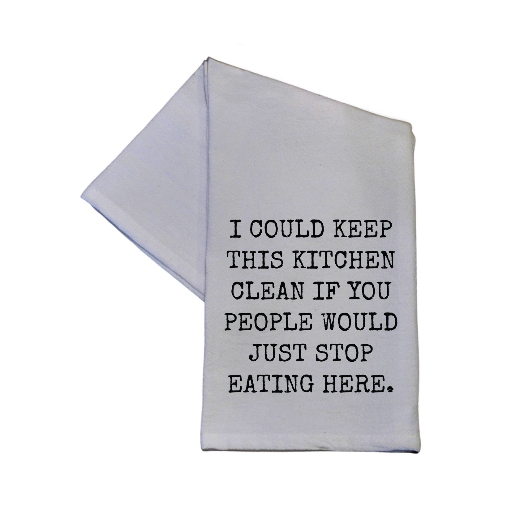 I Could Keep This Kitchen Clean If.. 16x24 Cotton Hand Towel