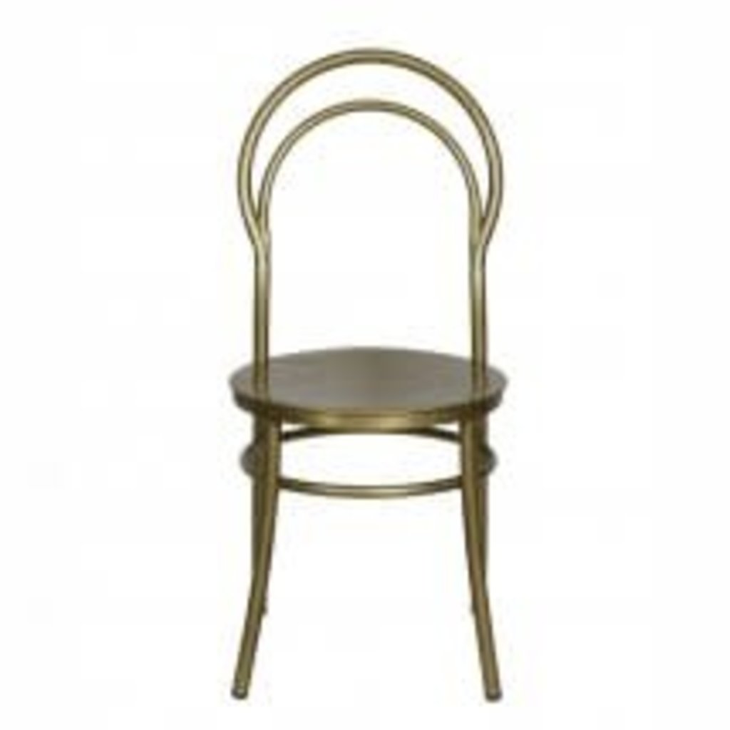 Metz Chair, Brass