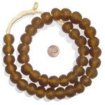 Recycled Glass Beads 18 mm Assorted Colors