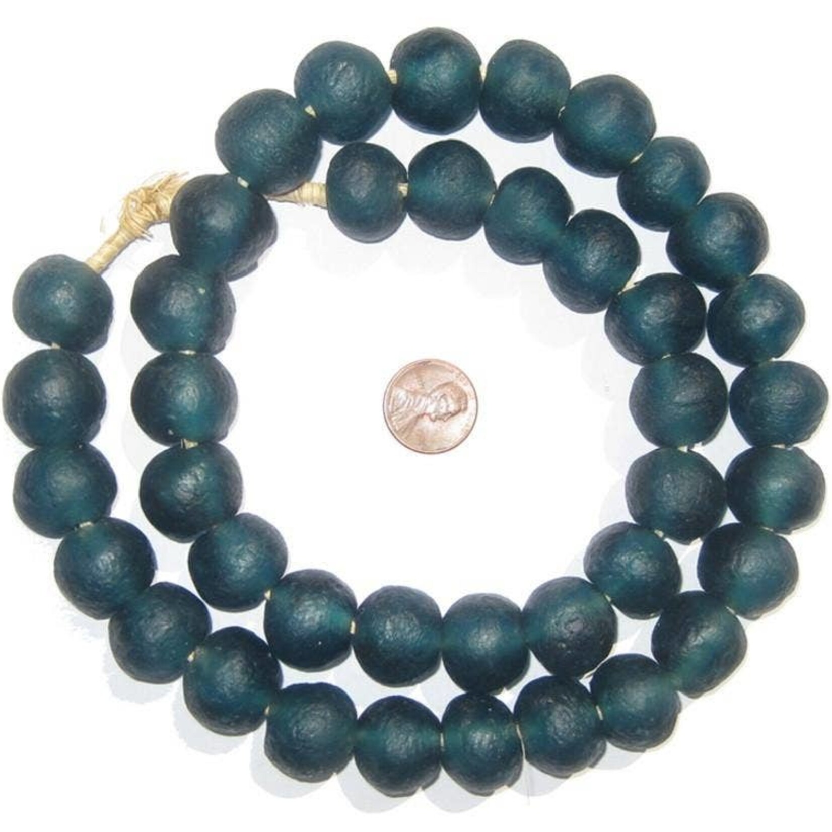 Recycled Glass Beads 18 mm Assorted Colors