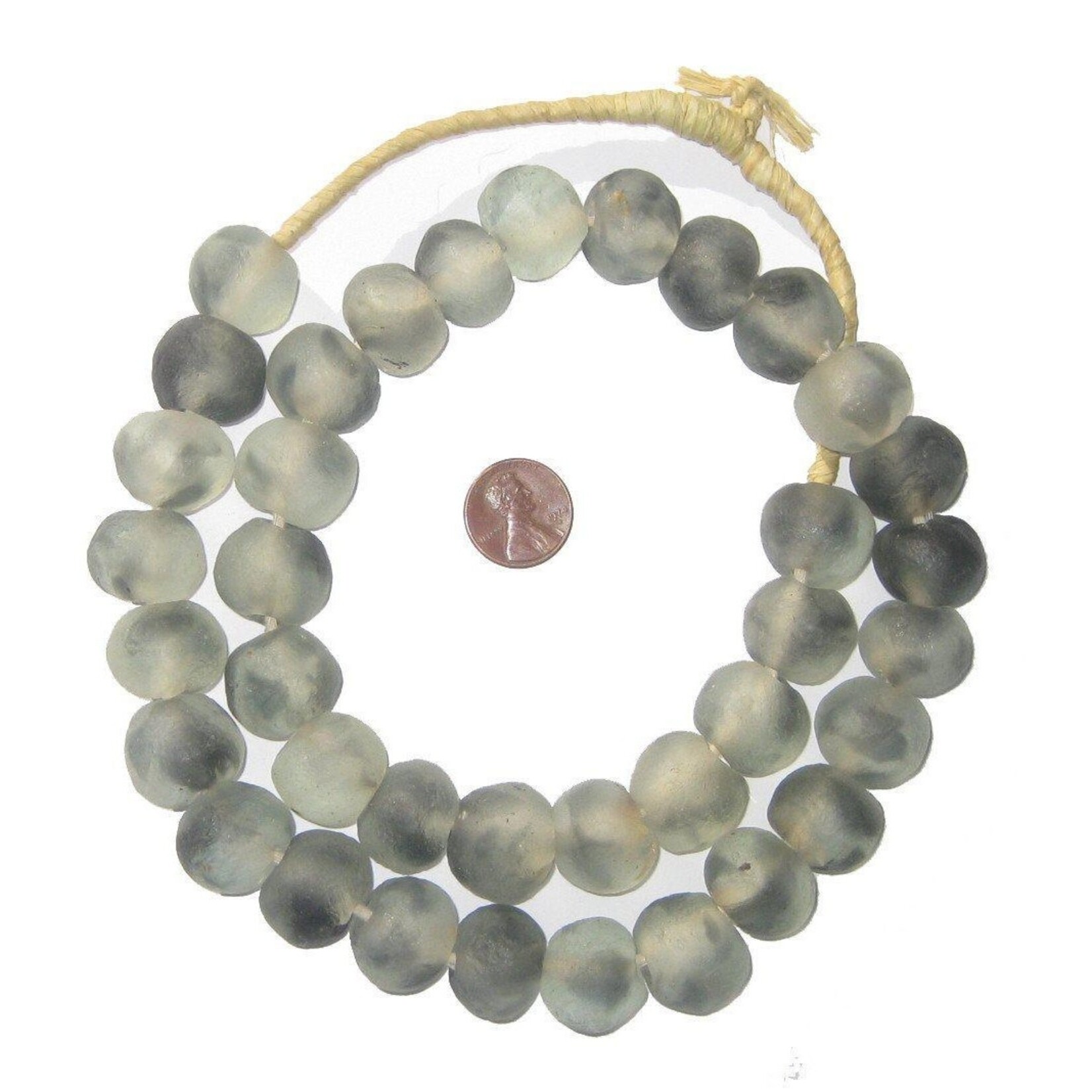 Recycled Glass Beads 18 mm Assorted Colors