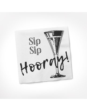 Napkin Cocktail Sip Sip Hooray
