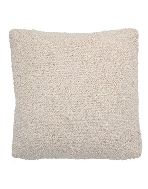 Cotton Boucle Pillow, Cream, 20 in.