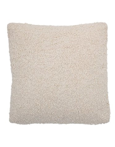 Cotton Boucle Pillow, Cream, 20"