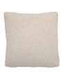 Woven Cotton Boucle Square Pillow, 20"