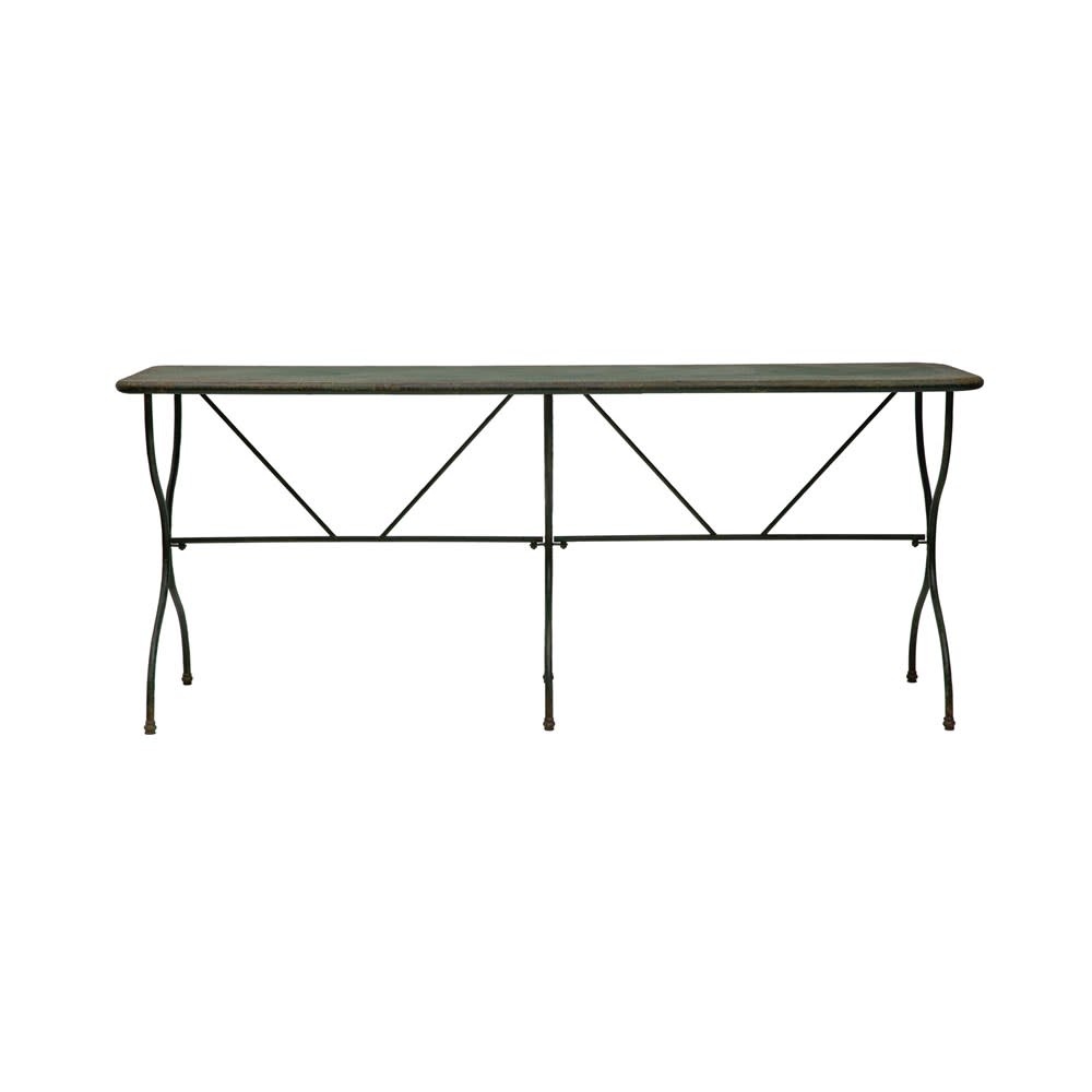 Metal Table, Distressed Green, Available for local pick up