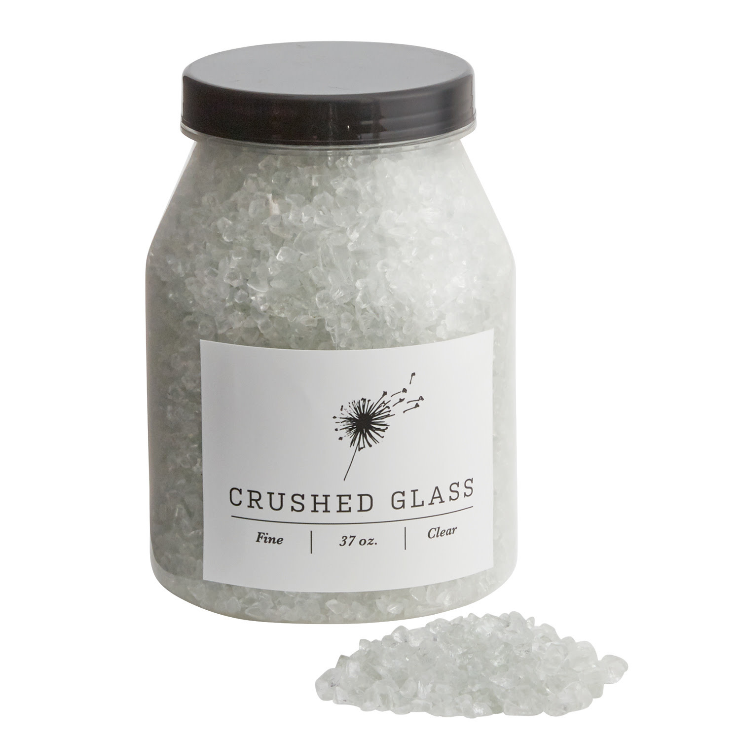 Crushed Glass – Fine White 