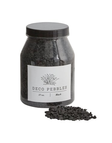 Deco Pebbles, Black, 37 oz