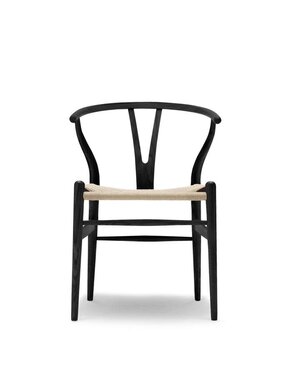 Classic Wishbone Dining Chair - Black,  Available for local pick up