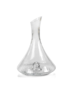 Bandol Fluted Textured Decanter, 8 X 11 in., Available for local pick up