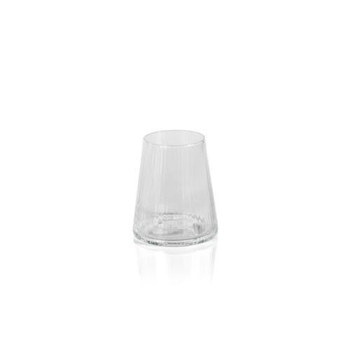 Bandol Fluted Textured All Purpose Glass, 4.5"h, Available for local pick up