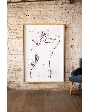 Framed Nude Print, 44x62", Available for local pick up