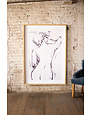 Framed Nude Print, 44x62", Available for local pick up.