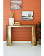 Oval Antique Brass Console Table, 48 x 15 x 32 Furniture Available for Local Delivery and Pick Up