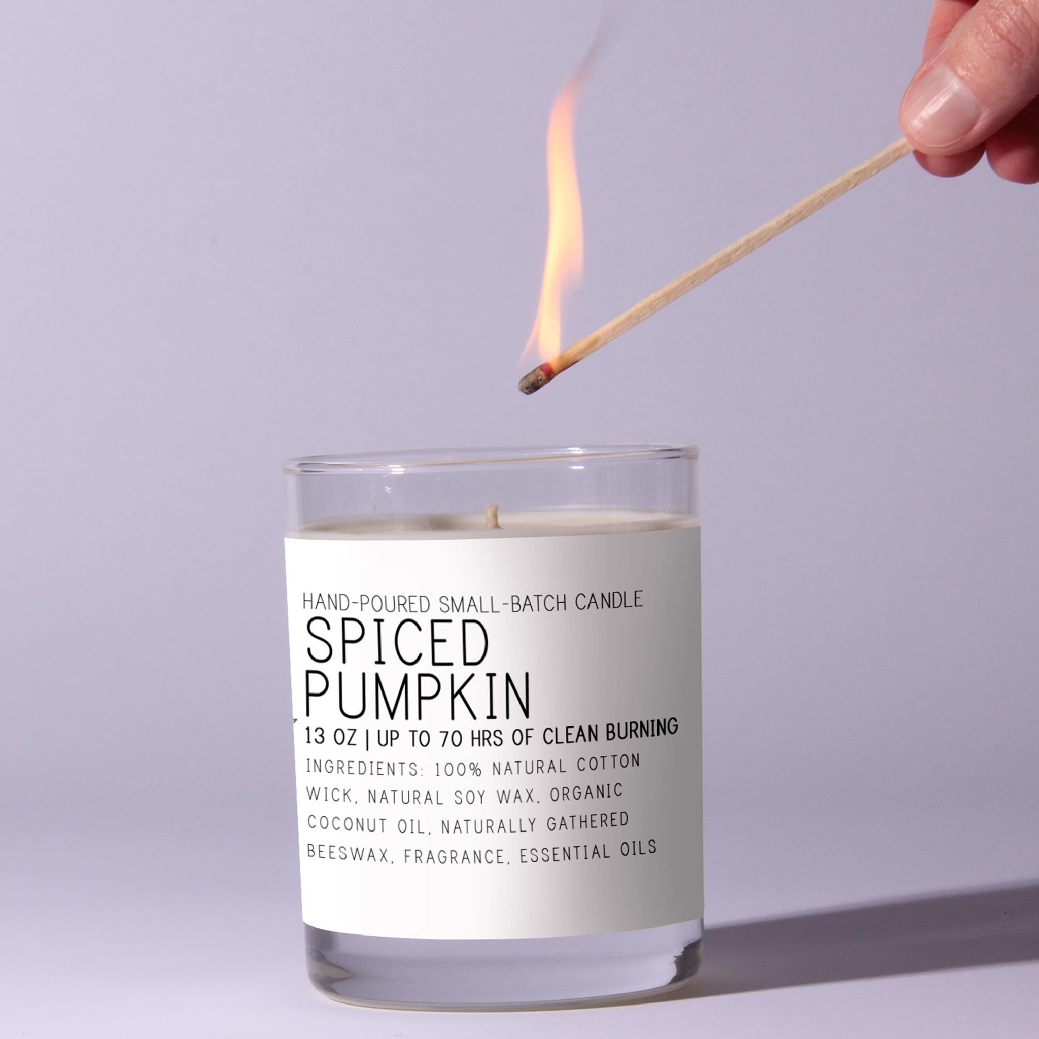 Just Bee Spiced Pumpkin Candle, 13 oz