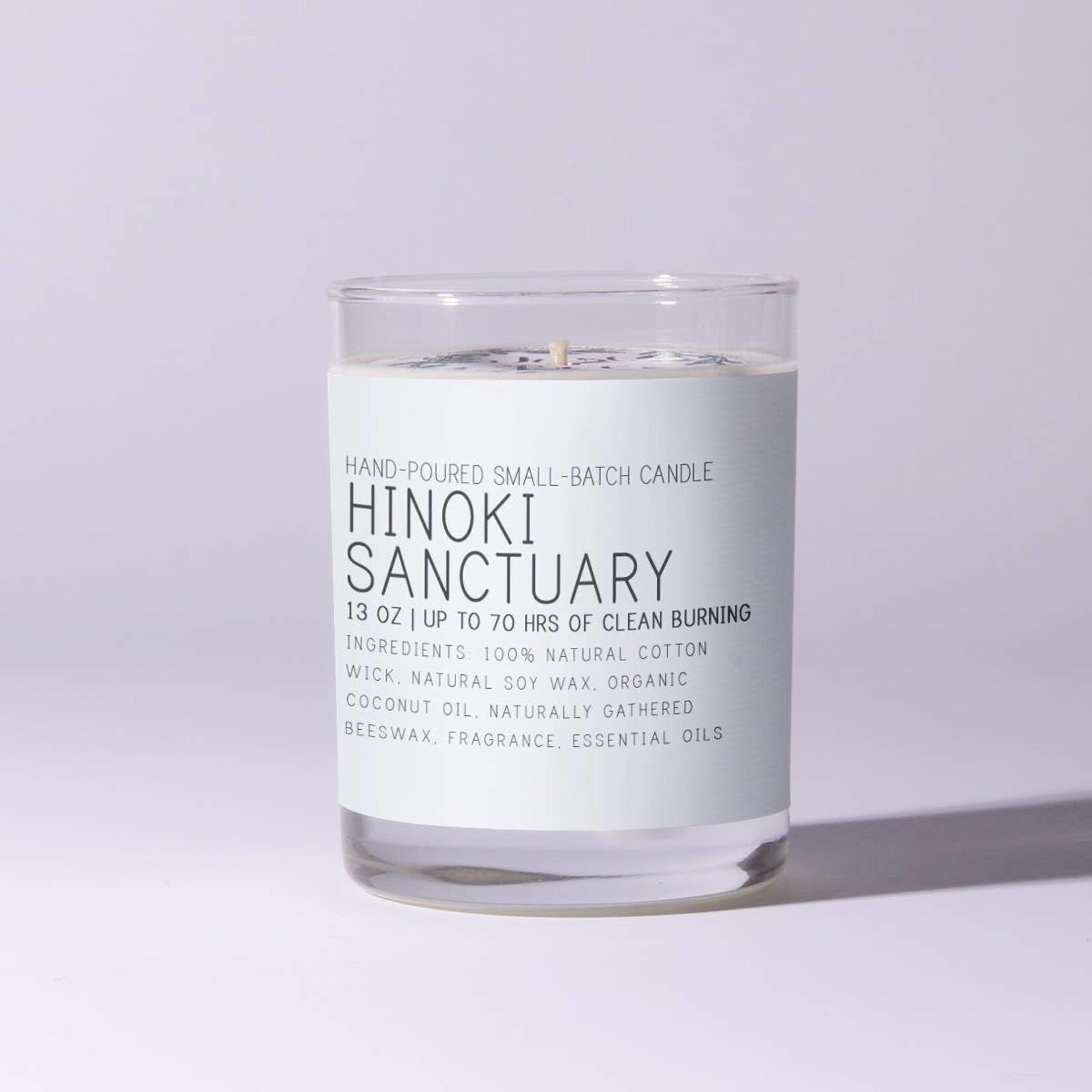 Just Bee Hinoki Sanctuary Candle, 13 oz