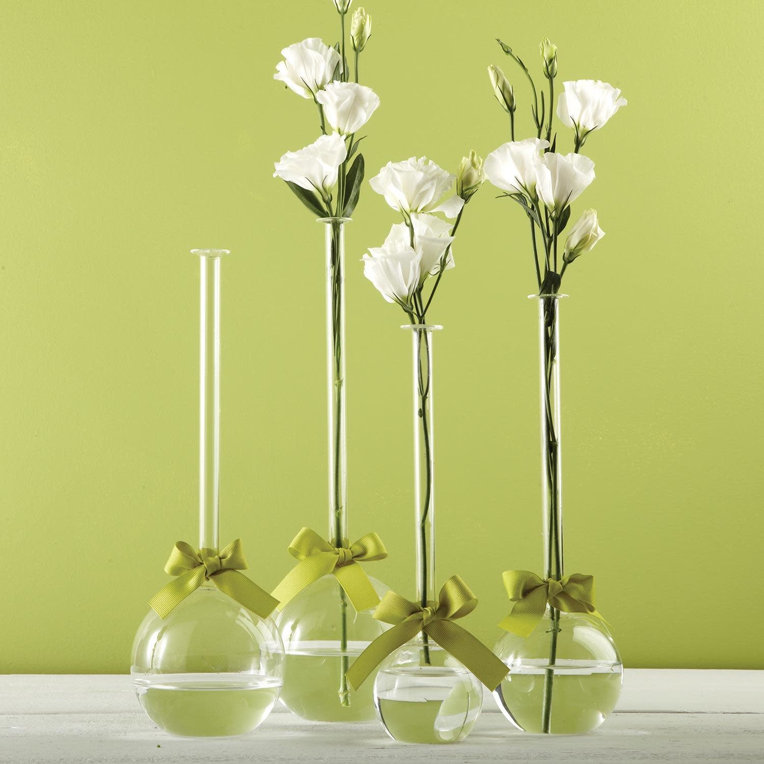 Sleek & Chic Bubbles Vase LG  (Include Green Ribbon), Available for local pick up