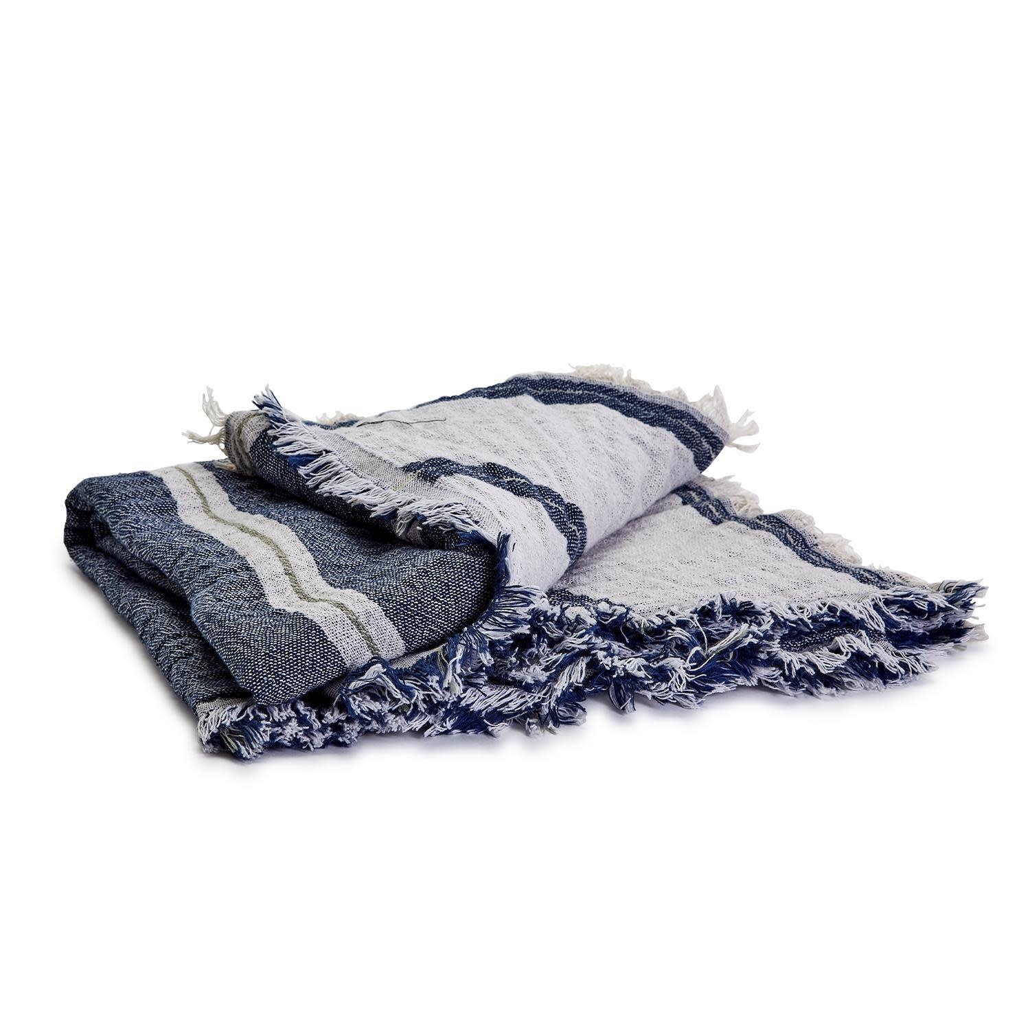 Natural Comfort Reversible Throw with Fringe