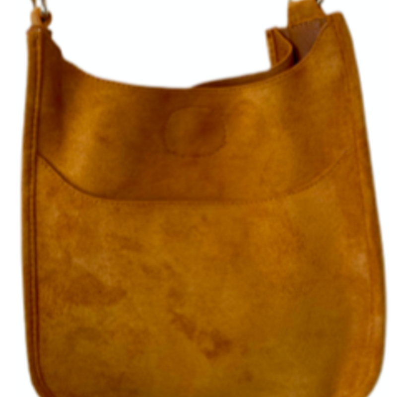 Suede Classic Messenger - Tobacco w/Gold Hardware