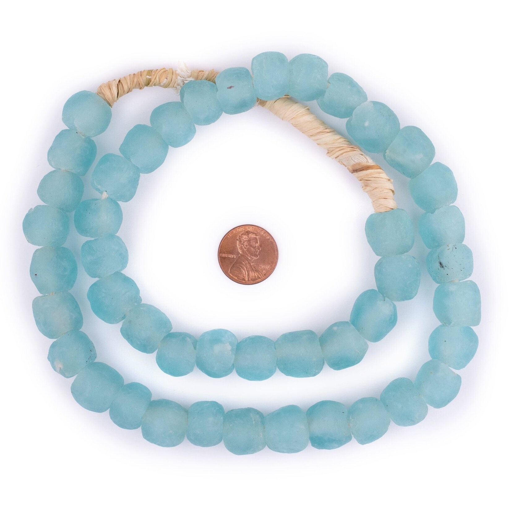 Recycled Glass Beads 14mm Assorted Colors