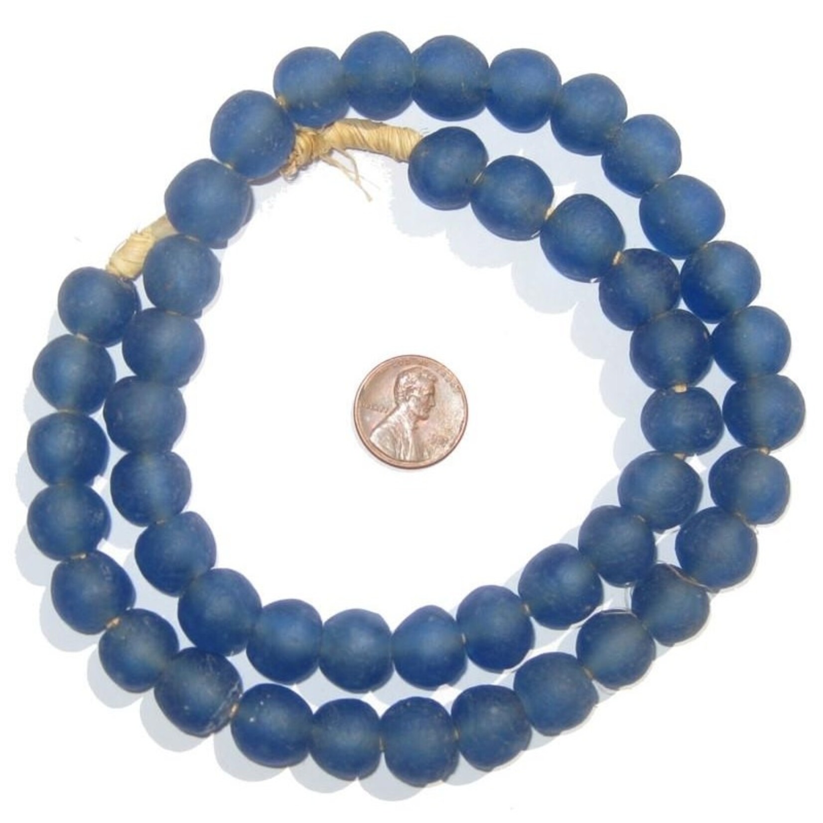 Recycled Glass Beads 14mm Assorted Colors