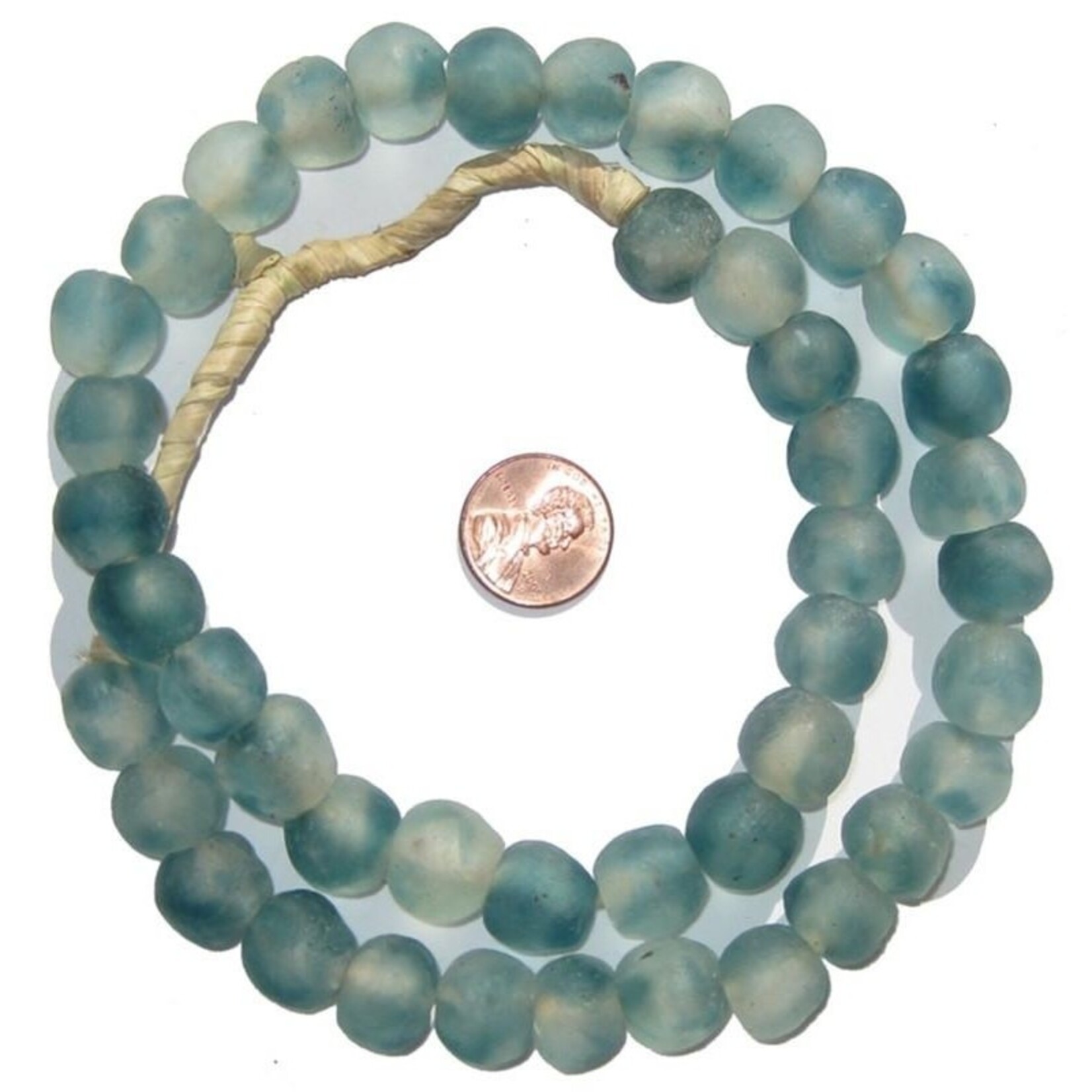 Recycled Glass Beads 14mm Assorted Colors