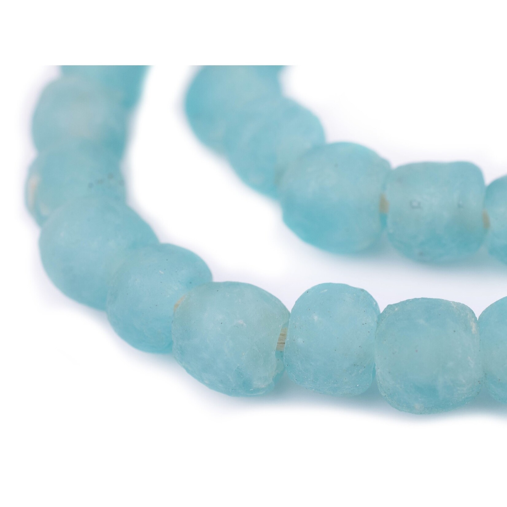 Recycled Glass Beads 14mm Assorted Colors