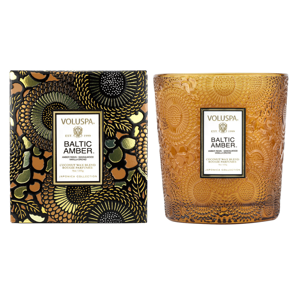Voluspa Baltic Amber Classic Candle, 9 oz.
