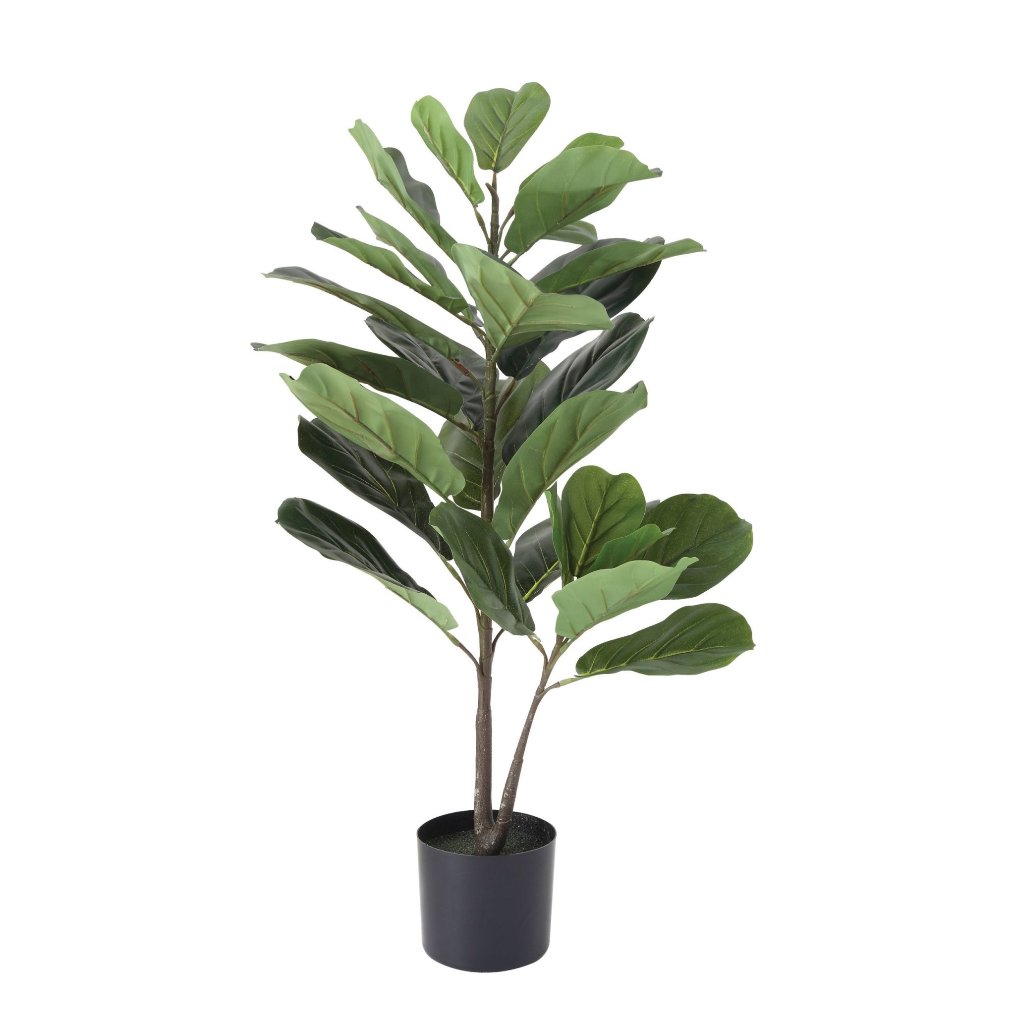 Faux Fiddle Fig Leaf Plant in Pot, Available for local pick up