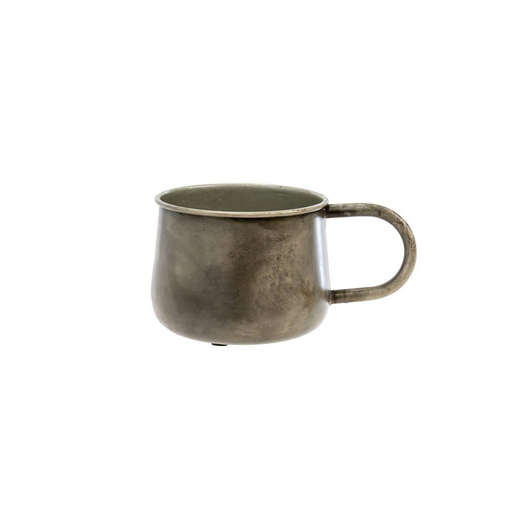 Patina Mug Pot 5"h, Available for local pick up