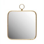 Metal Framed Wall Mirror w/ Circle, 16"x 20"